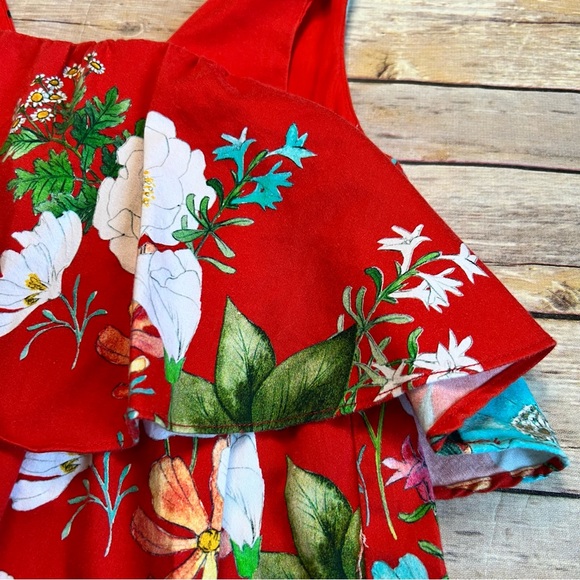 Zara Girls Tropical Floral Dress - Picture 5 of 8